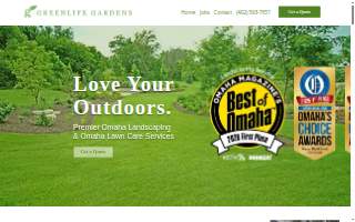 Greenlife Gardens - Award-Winning Omaha Landscaping & Lawn Care website