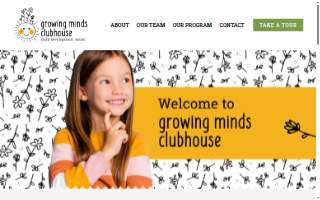 Growing Minds Clubhouse website