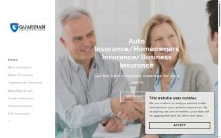 Guardian Insurance Agency website