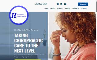 Hauptman Chiropractic Clinic website