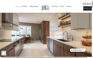 HC Remodel & Design website