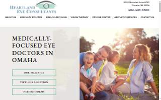 Heartland Eye Consultants | Eye Doctor Omaha website
