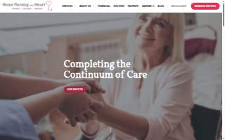 Home Nursing with Heart website