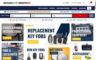 Keyless Entry Remote Inc website