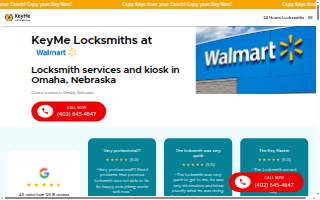 KeyMe Locksmiths of Omaha website