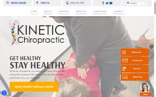 Kinetic Chiropractic website