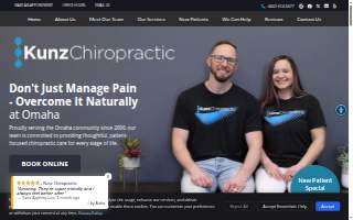Kunz Chiropractic website
