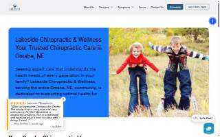 Lakeside Chiropractic website