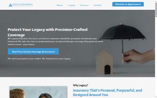 Legacy Insurance Services website