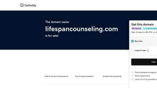 Lifespan Counseling website