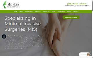 Mid Plains Podiatry, PC website