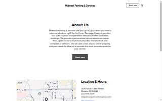 Midwest Painting & Services website