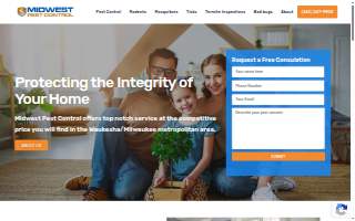 Midwest Pest Control of Fargo website