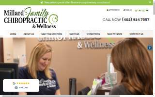 Millard Family Chiropractic & Wellness website