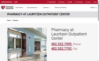 Nebraska Medicine Pharmacy at Lauritzen Outpatient Center website