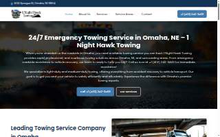 1 Night Hawk Towing website