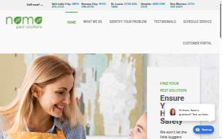 Nomo Pest Solutions website