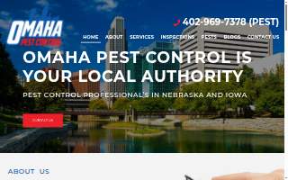 Omaha Pest Control website