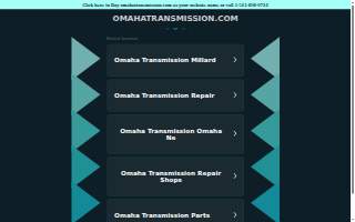Omaha Transmission website