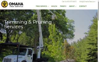 Omaha Tree Service website