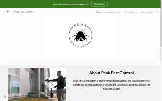 Peak Pest Control website