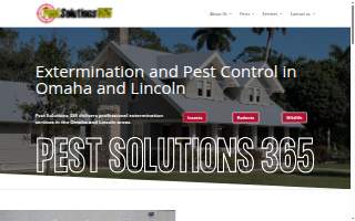 Pest Solutions 365 website