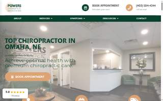Powers Chiropractic website