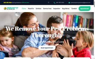 Pratt Pest Control website