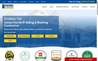 Premier Exteriors website