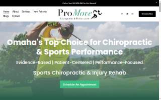 ProMove Chiropractic and Performance website