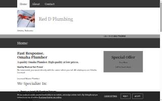 Red D Plumbing website