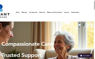 Reliant Home Care website