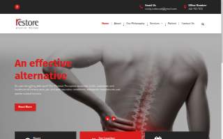 Restore Physical Therapy website
