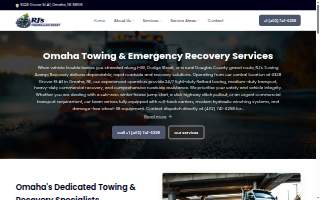 RJ's Towing & Recovery website