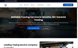 Saravia Towing website