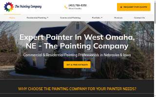 The Painting Company West Omaha website