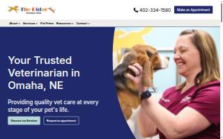 The Ridge Veterinary Clinic website