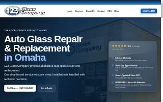 123 Glass Company of Papillion website