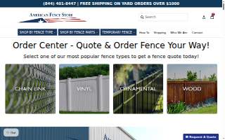 America's Fence Store - La Vista website