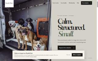 Bark Club website