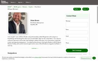 Better Homes and Gardens Real Estate: Ethan Brown website