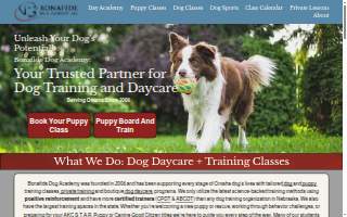 Bonafide Dog Academy website