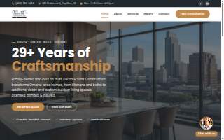 DeLoa & Sons Construction Inc website