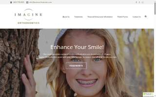 Imagine Orthodontics website