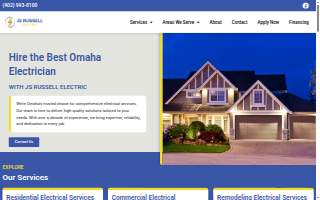 JS Russell Electric l Omaha Electrician website