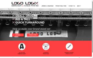 Logo Logix Embroidery & Screen website
