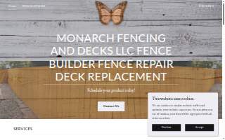 Monarch Fence Co. website