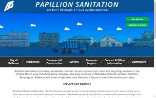 Papillion Sanitation website