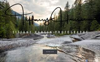Tiffany Hansen Photography website