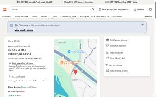 Walgreens website